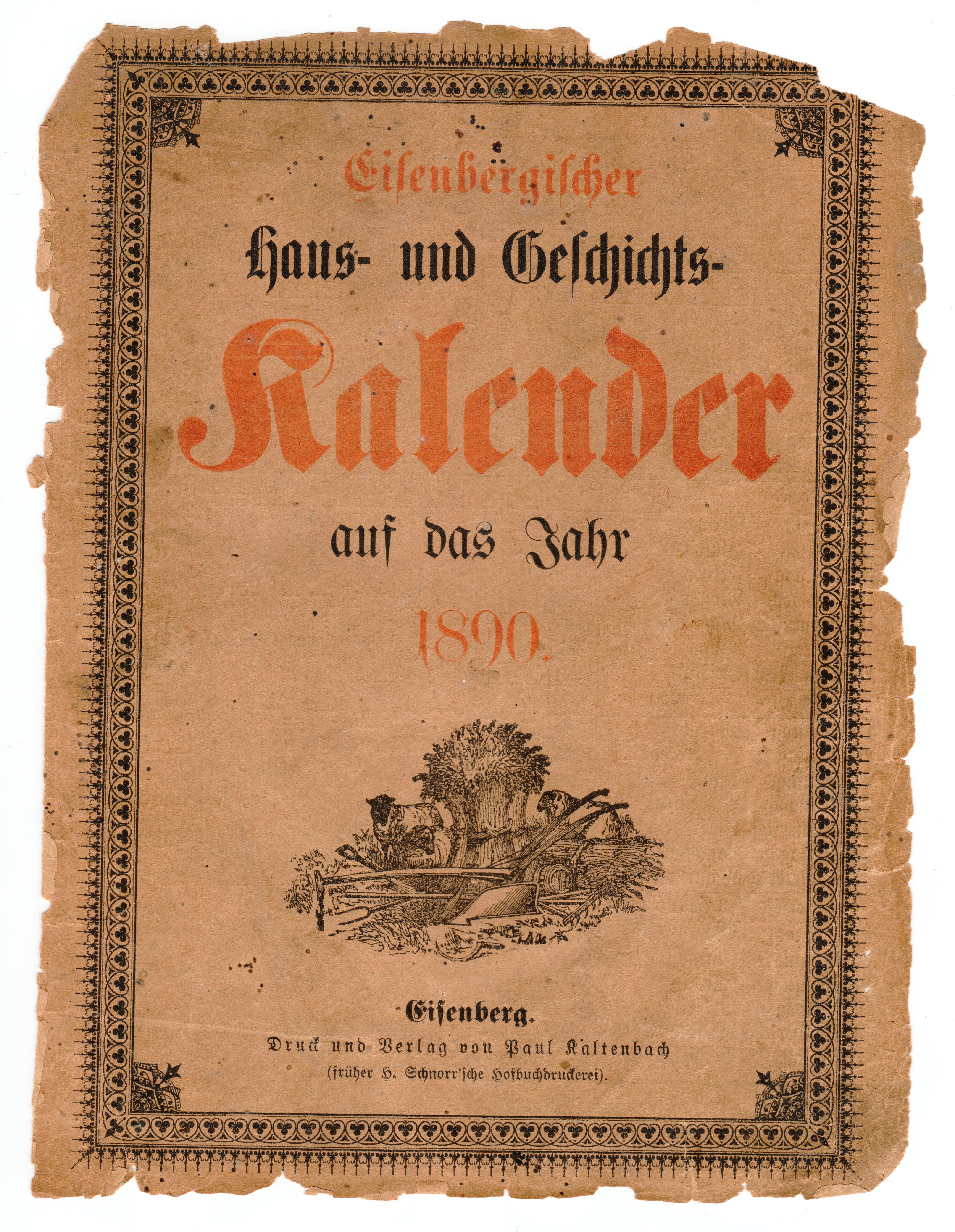 Kalender 1890